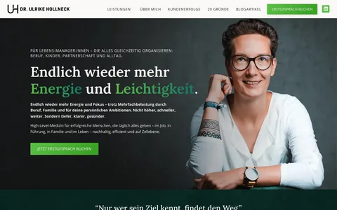 Website von Dr. Hollneck