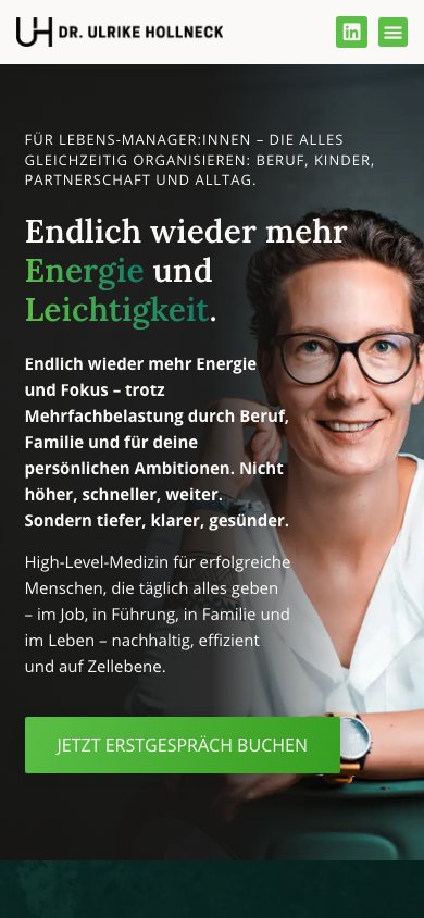 Dr. Hollneck – Funktionelle Medizin — Mobile