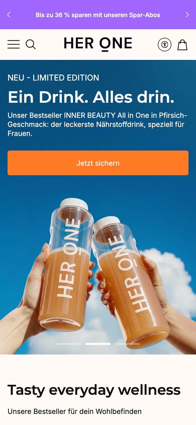 Her One – Health, Beauty & Wellness — Mobile