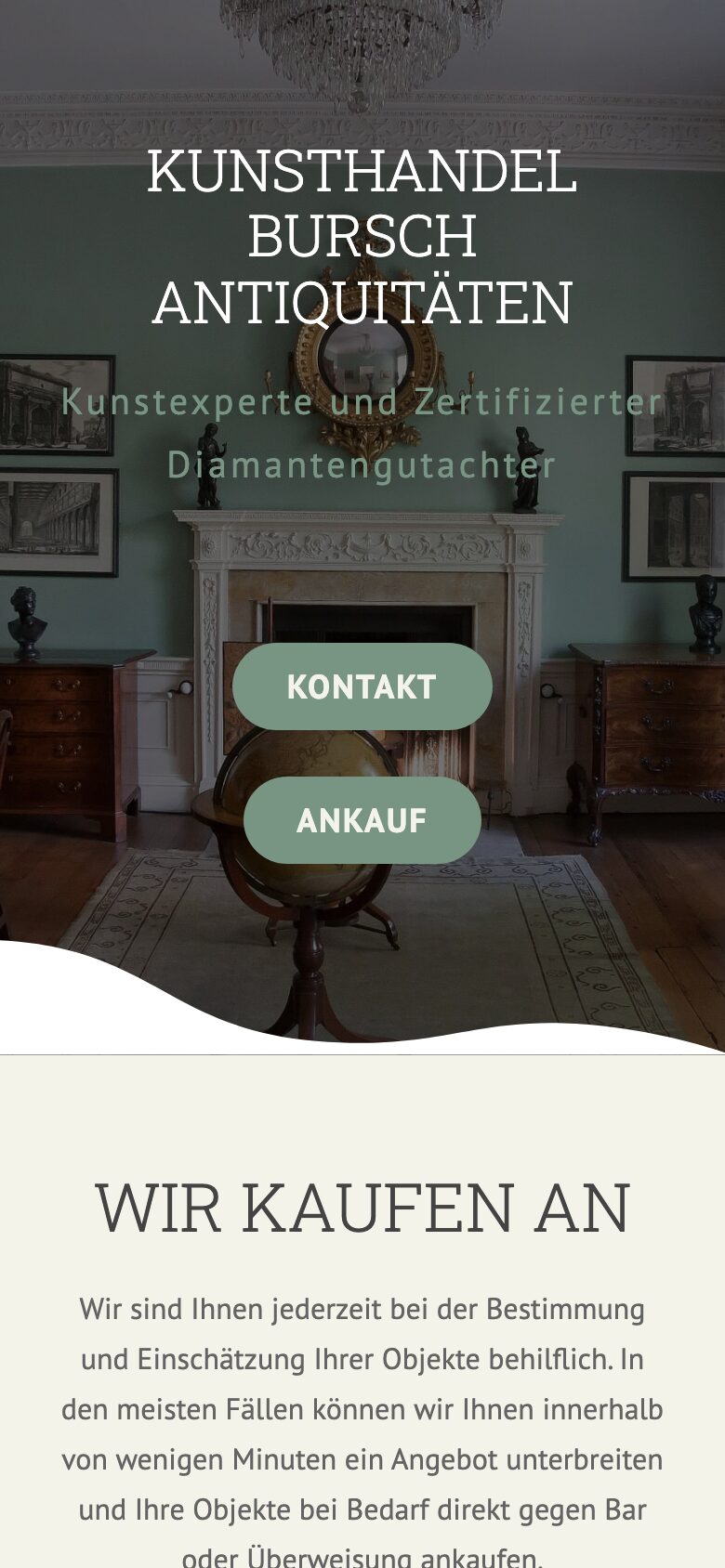 Kunsthandel Bursch – Kunst & Diamanten — Mobile