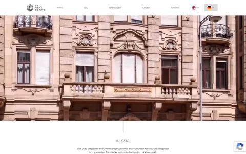 Website von Seil Real Estate