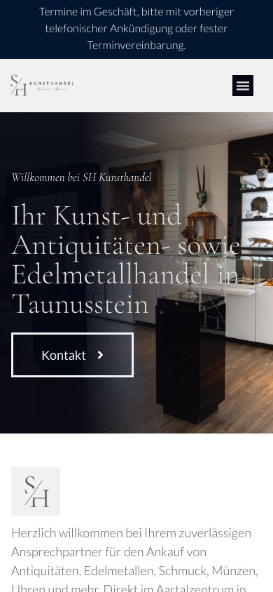 SH Kunsthandel — Mobile