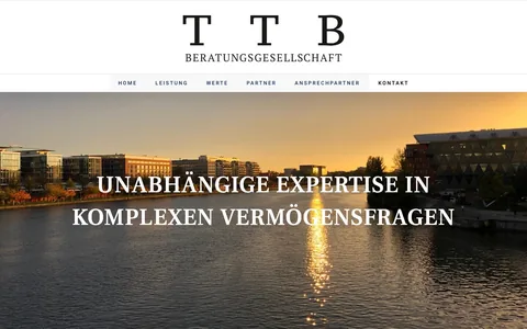 Website von TTB Traupe Beratungsgesellschaft