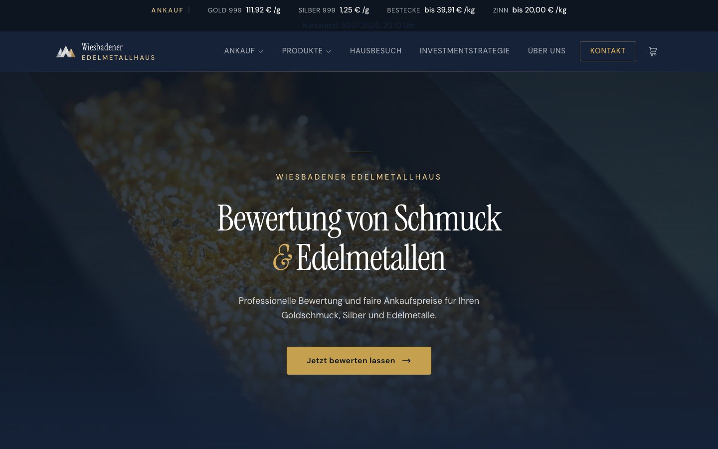 Wiesbadener Edelmetallhaus – Gold & Silber